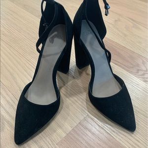 Black ASOS closed toe heels